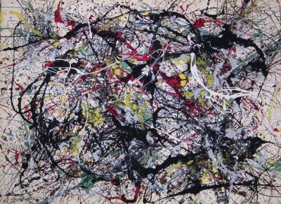 Jackson-Pollock-1912-1956-Number-34-1949-Oil-and-enamel-on-white-paperboard-mounted-on-Masonite-559-x-775-mm-1